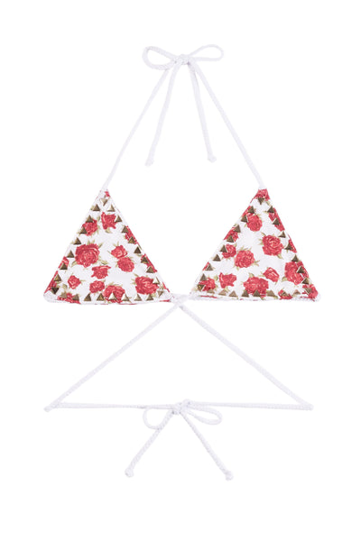 The Vixen Top (Floral/Blanc)