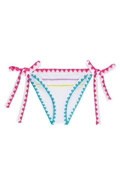 The Tease Tie Side Bottom (White Papillon)