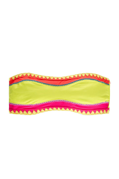 The Babe Bandeau Top (Orange Papillon)