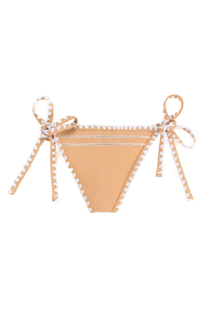 THETEASETIESIDEBOTTOM(TAN/BLANCSTITCH)