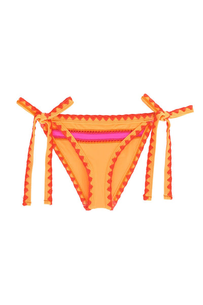 The Tease Tie Side Bottom (Orange Sherbert)