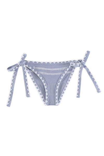 The Tease Tie Side Bottom (Denim)