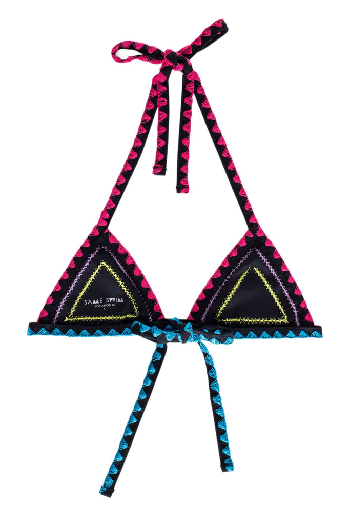 THECATCHTRIANGLETOP(NOIRPAPILLON)