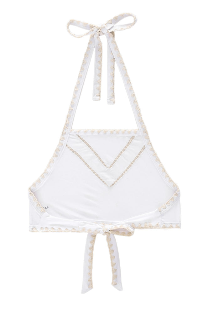 THEITGIRLHALTERTOP(BLANC/NATUREL)