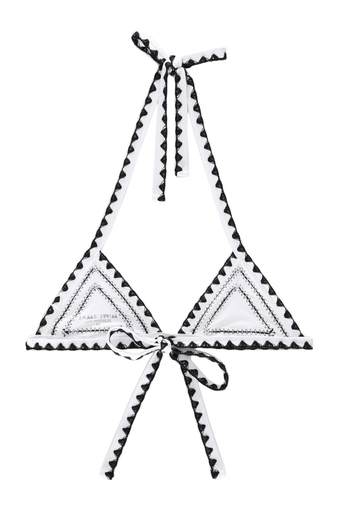 THECATCHTRIANGLETOP(BLANC/NOIR)