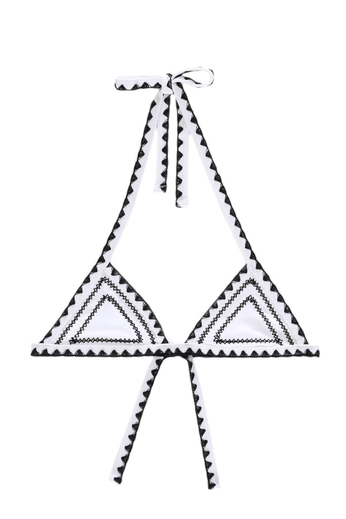 THECATCHTRIANGLETOP(BLANC/NOIR)