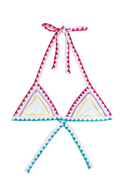 The Catch Top (White Papillon)