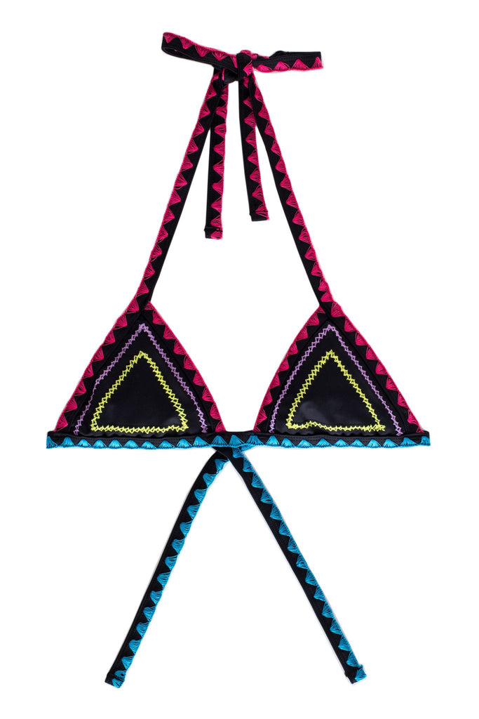 THECATCHTRIANGLETOP(NOIRPAPILLON)