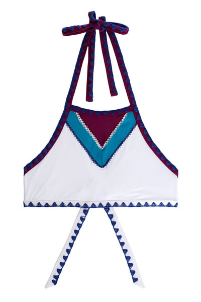 The It Girl Halter Top (Sapphire Papillon)