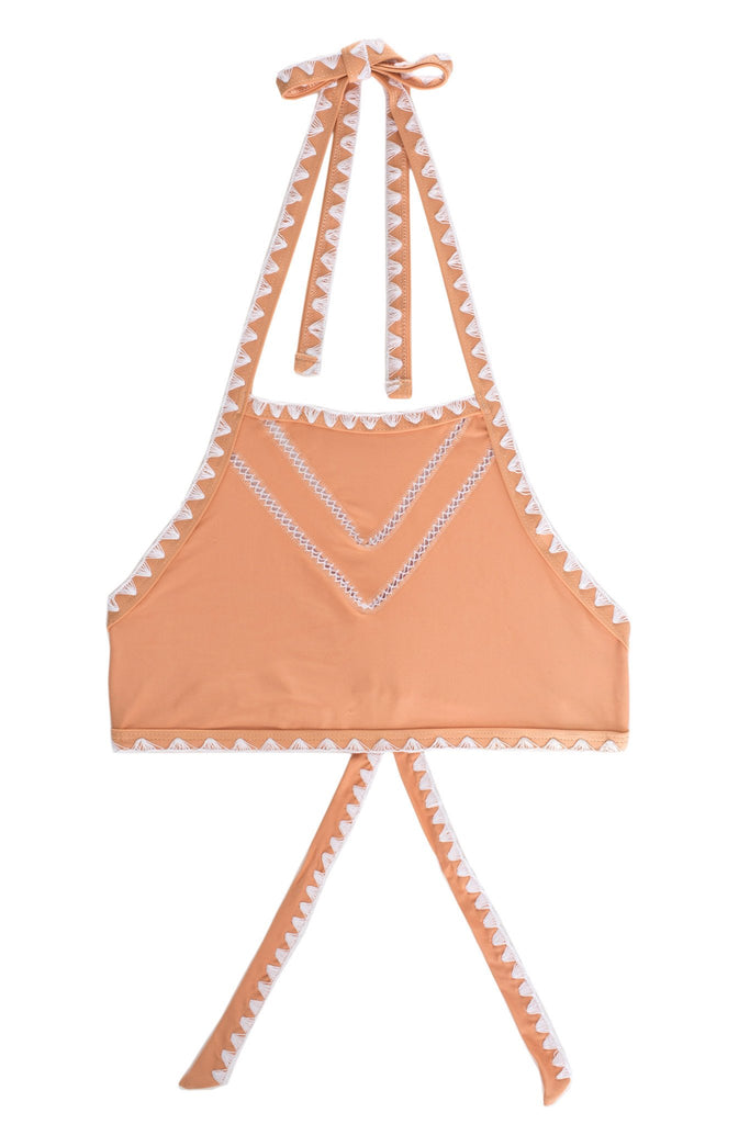 THEITGIRLHALTERTOP(NATUREL/BLANC)