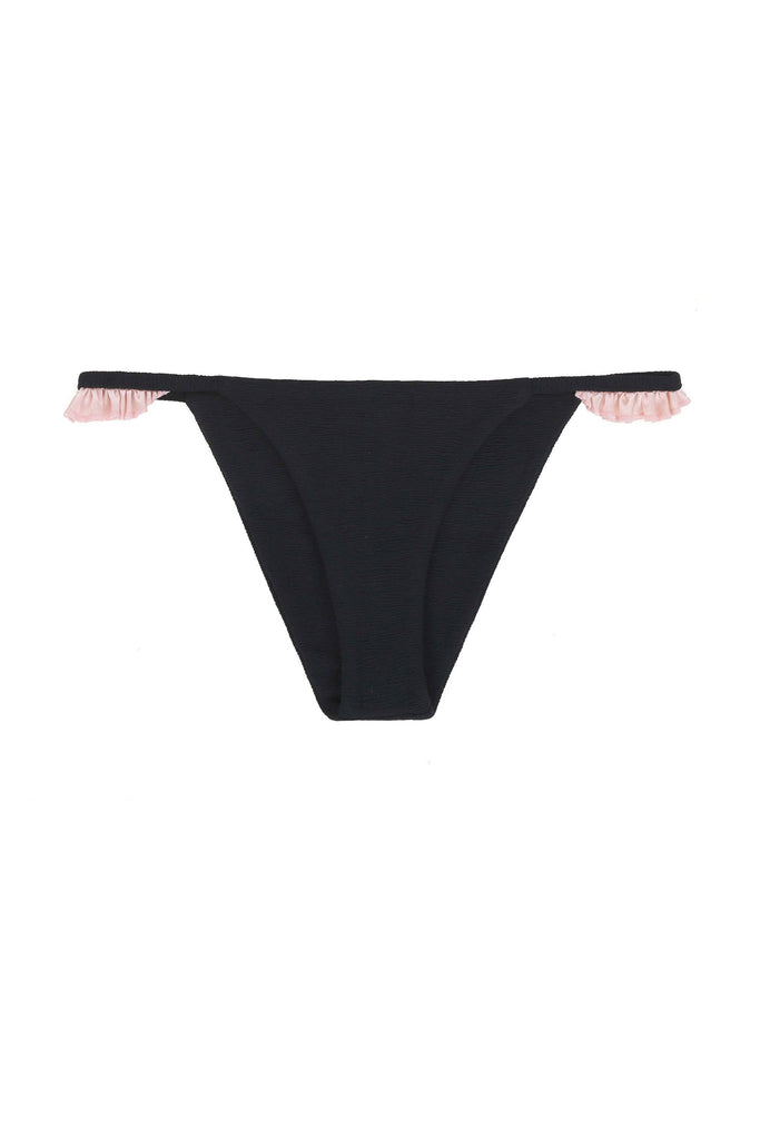 THEPIN-UPBOTTOM(TEXTURTEDBLACK/PINK)