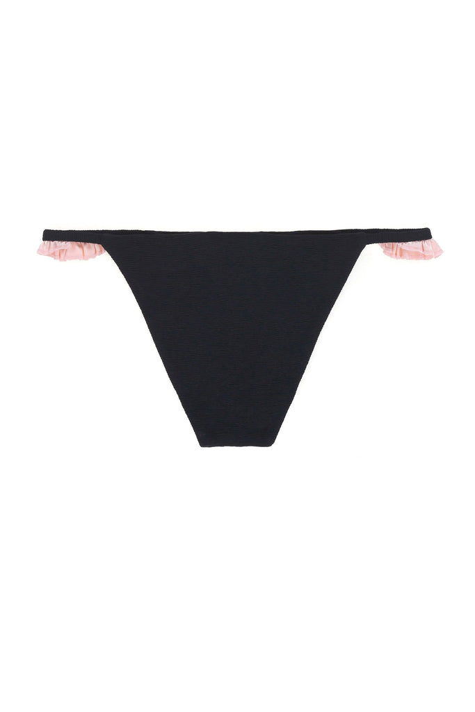 THEPIN-UPBOTTOM(TEXTURTEDBLACK/PINK)
