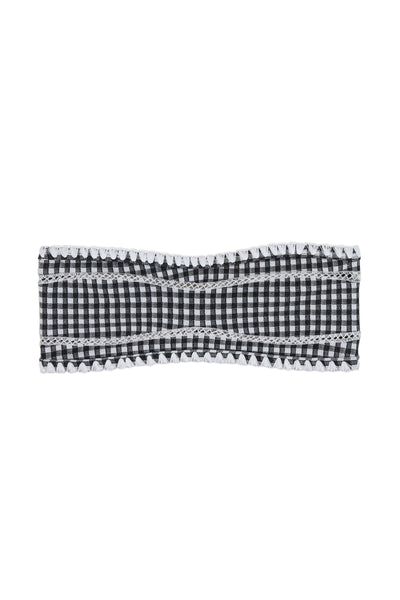 The Babe Bandeau Top (Gingham)
