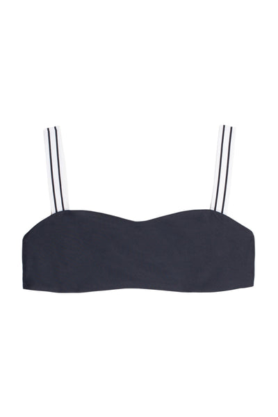 The Foxy Top (Noir/Blanc & Noir Stripe Elastic)