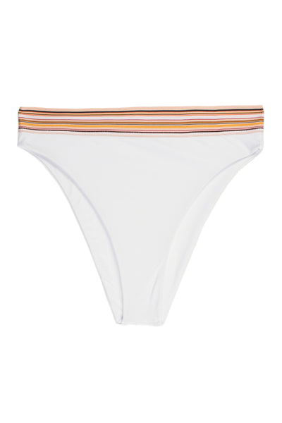 The Heartbreaker High Rise (Blanc/Multi Stripe Elastic)