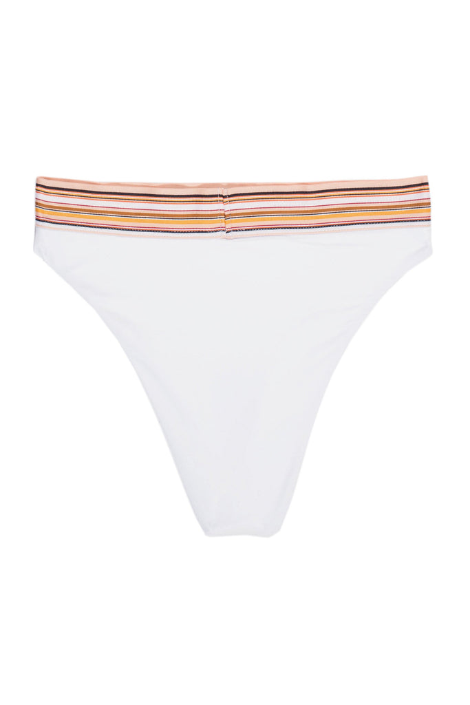 THEHEARTBREAKERHIGHRISE(BLANC/MULTISTRIPEELASTIC)