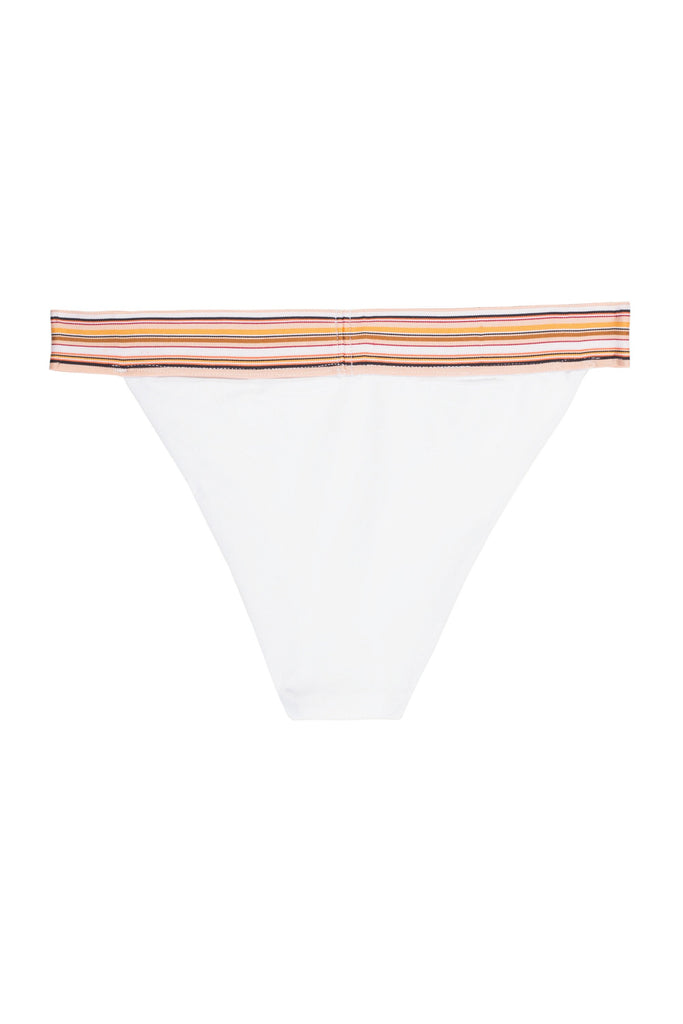 THELOLALOWRISE(BLANC/MULTISTRIPEELASTIC)