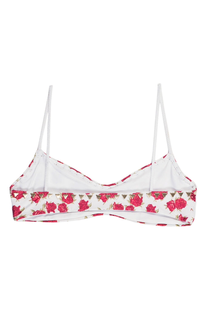THESIRENTOP(FLORAL/BLANC)