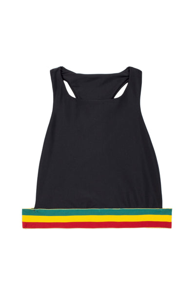 The Honey Halter Top (Noir Rasta)